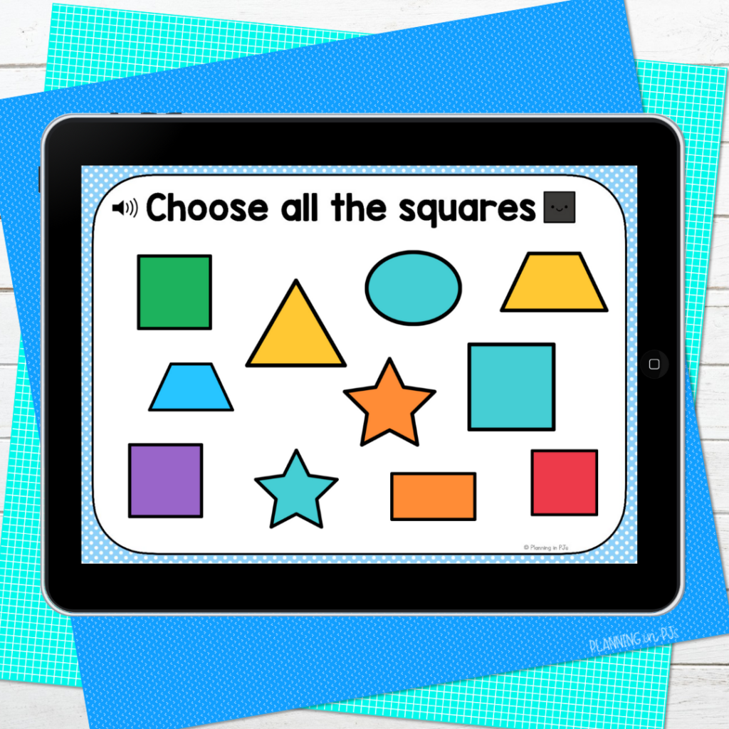 Shapes Boom Cards™ identifying and sorting